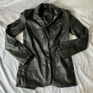 Dynamite leather blazer